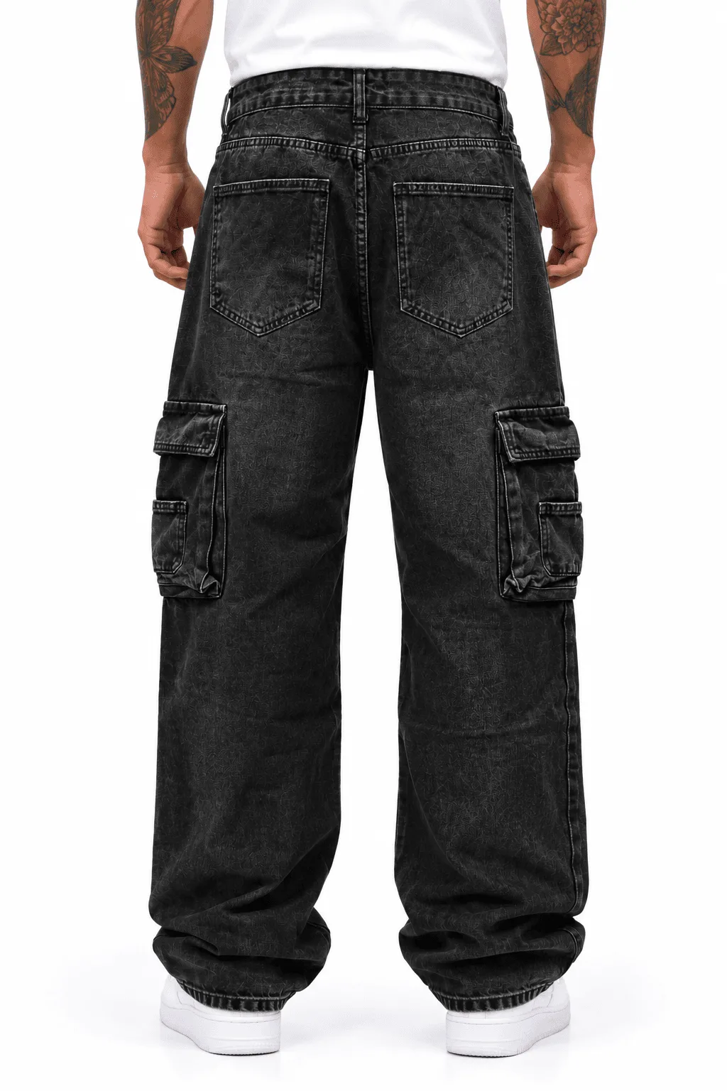 pantalon cargo NEGRO — vista alternativa
