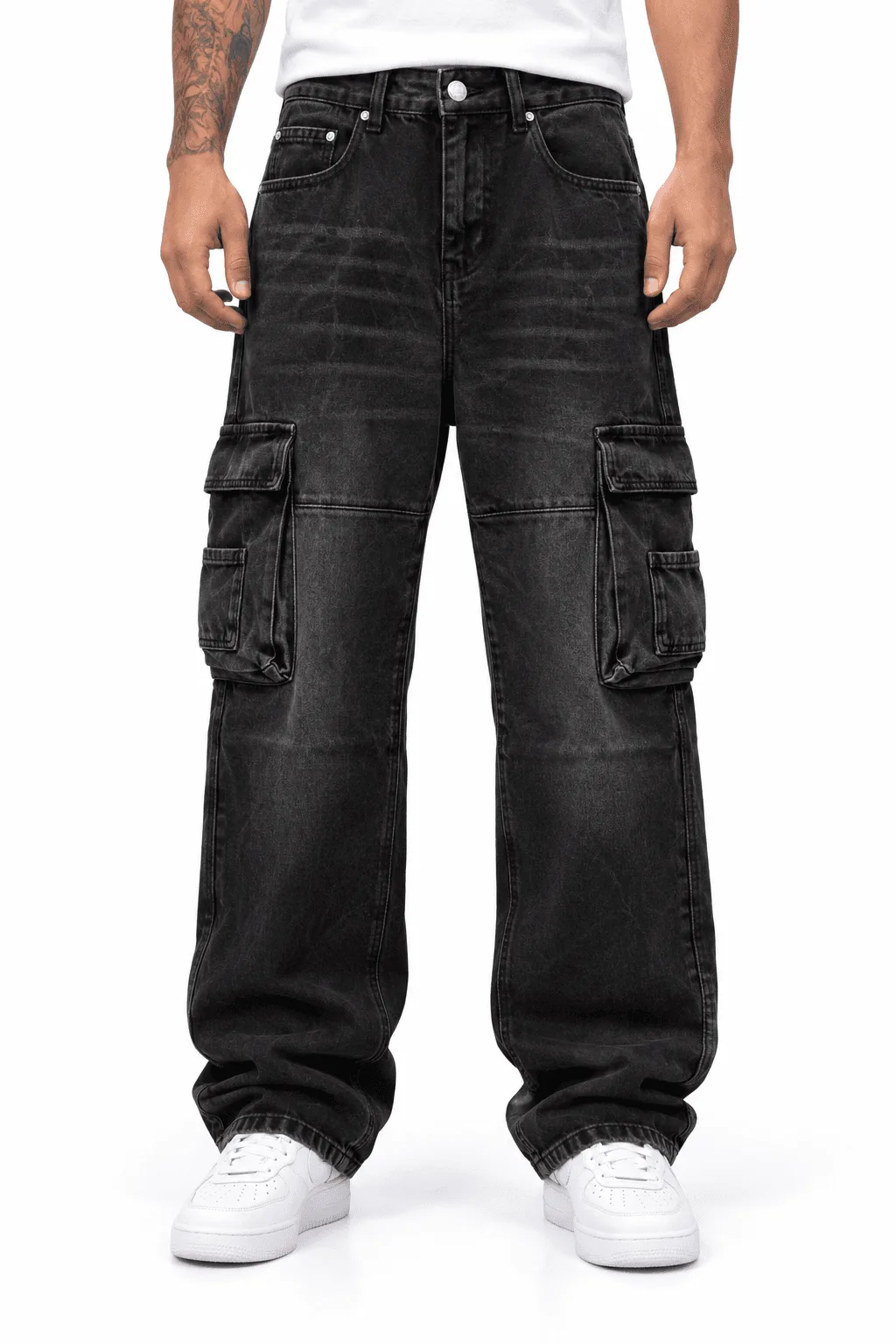 pantalon cargo NEGRO — EGAN Streetwear