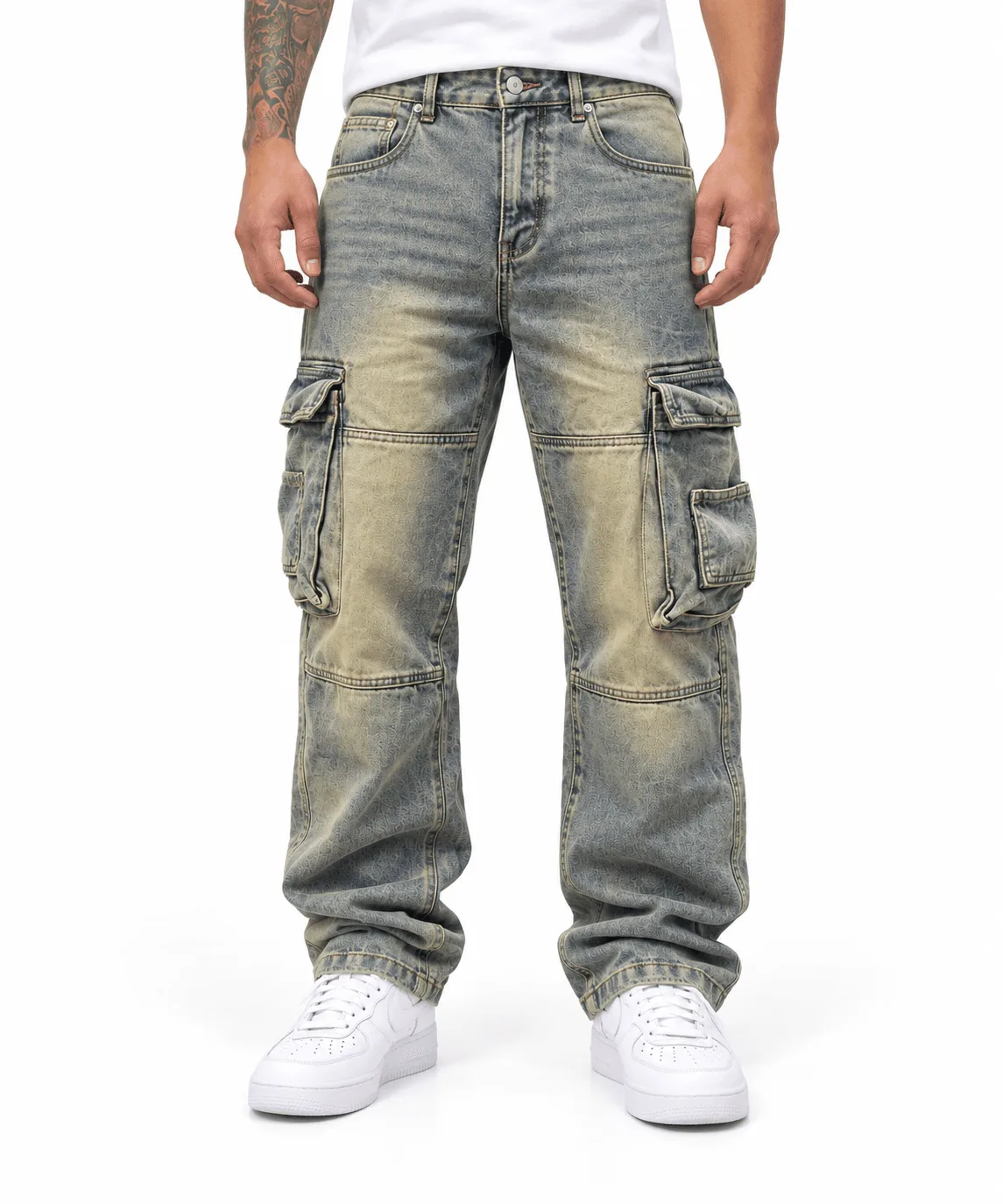 pantalon jeans acid cargo — EGAN Streetwear